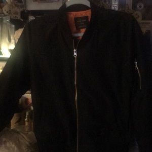 Forever 21 women bomber jacket black